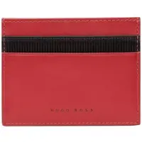 HUGO BOSS Kaarthouder Credit Card Holder Matrix Red Rood