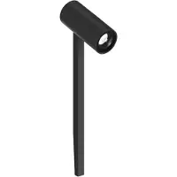 Wever & Ducre LED-spot GEO 1.0 antraciet grondpen 2700K IP65 Geo, zwart, Aluminium, buitenlamp