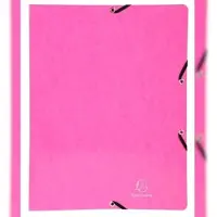 Exacompta 20x Iderama Ringband met 2 ringen van 15mm - A4 - Roze - 54894E