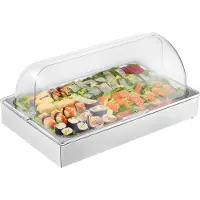 Vevor Serveercontainer Buffetcontainer Gastronormcontainer van roestvrij staal (1 container)