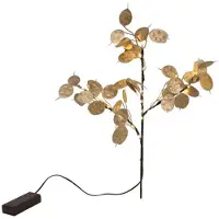 Svenska Living Kunsttak 'coin Leaf' 20LED 40cm Bruin bruin Kunststof Lichttak