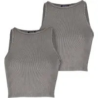 Urban Classics Top donkergrijs