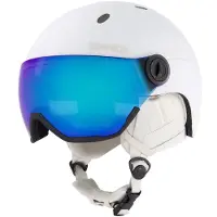 Sinner Titan VIsor Helm Matte White - Blue Mirror Cat.2 L