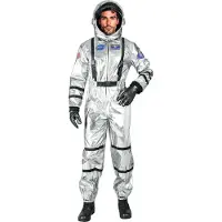 Widmann Astronauten kostuum zilver Remi heren