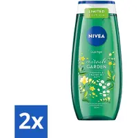 Nivea 2 x - Douchegel - Freesia & Groene Thee - 250 ml - Douchegel Freesia Groene Thee - Douchegel Voor Huidverzorging - Frisse Geur Douchegel - Hydraterende Douchegel - PH-huidneutraal