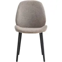 House Nordic Eetkamerstoel Stof Stone - Zithoogte 47cm - Monte Carlo - - Set van 2