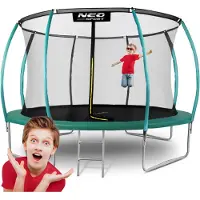 Neo-Sport Geprofileerde tuintrampoline 14ft/435cm met binnennet