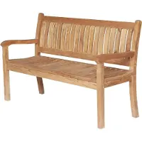 Teakea - Beaufort Teakhouten Tuinbank 150 cm - 3-Zits - Duurzame 3-Persoons Houten Parkbank