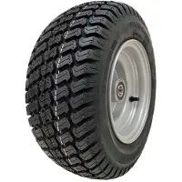 Parnells 16x6,50-8 grasmaaierwiel Wanda 4-laags P332-band, stalen velg, 20 mm lagers