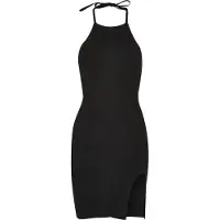 Urban Classics Gebreide jurk zwart