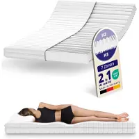 Mister sandman Koudschuim Matras - 200x200 - Hoogte 15 cm – Topkwaliteit - Ademend & hypoallergeen - Gemiddeld