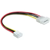 DeLOCK - Kabel Power Molex 4 Pin Stecker - 3,5 Floppy Buchse