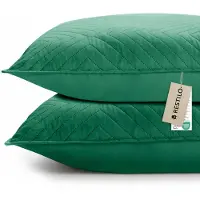 Restilo Decoratieve Kussensloop Set van 2 - 50x70cm - Groen