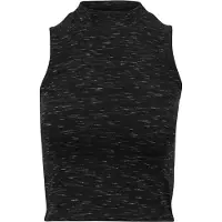 Urban Classics Top zwart gemĂȘleerd
