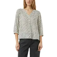 Comma Blouse zwart / wit