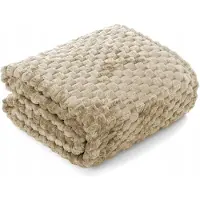 Ala Luxe Microvezel Plaid 200x220cm - Zacht & Stijlvol met 3D Patroon