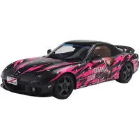 Solido Mazda RX7 FD3RS Works ITASHA Club '99, roze (pink) schaal 1:18