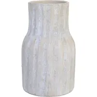 HS Potterie Vaas vigo d18h30cm zand beige