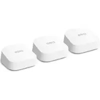 Eero 7 Mesh WiFi Systeem | Dual-band | WiFi 7 | Tot 1.8 Gbps | 185 m² per unit | 3 stuks