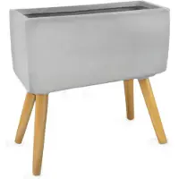 Ecolite Decoratieve bloempot op pootjes Retro 50x24x51cm keramiek