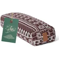 #DoYourYoga - Hoekig Yoga bolster - »Paravati« - Meditatiekussen met bio-organische Spelt vulling - L67 cm & diam.13 cm - Style (9)