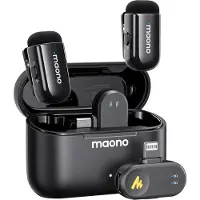 MAONO WM622 PB2 - Microfoonsysteem - Draadloos, Zwart
