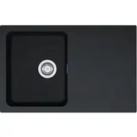 Franke Orion - OID 611-78 tectonite spoelbak, 78x50 cm, zwart 114.0288.588
