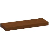 Brauer Creek Topblad Vrijhangend - 140 cm - Lamellen - Eiken Bruin