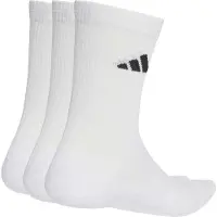 Adidas Sportsokken 'CUSHIONED SPORTSWEAR CREW 3 PAIR PACK' zwart / wit / wolwit