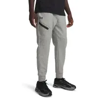 Under Armour Unstoppable Fleece Joggingbroek Grijs Zwart