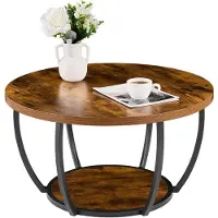 Vevor Ronde Salontafel/Bijzettafel