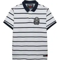 Superdry Shirt navy / wit