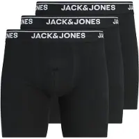 Jack & Jones Heren boxershorts lange pijp jachenry boxer briefs 3-pack