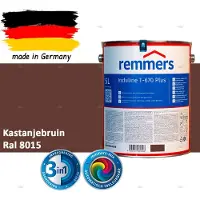 Remmers Induline T-670 PLUS Dekkende Houtbeits buiten – RAL 8015 Kastanjebruin – 5 L – Opvolger GW 310 Dekkend