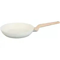 Oliver Voltz - Koekenpan - Ø 28 cm - Beige / Crème - Marmeren Coating - PFAS Vrij - Geschikt voor alle Warmtebronnen - Gas - Inductie - Elektrisch - Keramisch