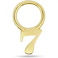 New Bling - 9NBG-O157-7 - 14K geelgoud – Bedel – Nummer 7