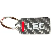 Ferrari Charles Leclerc Carbon Fiber Sleutelhanger – Premium Accessoire