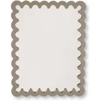 House Vitamin Mirror wavey -taupe mdf 33x43x1.5cm