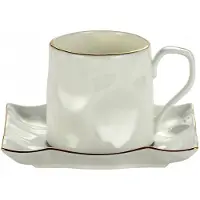Marco polo Luxe Porseleinen Koffie/Tee Set met Schotel - Perfect cadeau