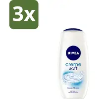 Nivea – Douchegel – Creme Soft – 750 ml - Bulkverpakking - 3 stuks