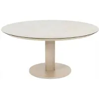 4SO Sarah low dining tuintafel 130xH69 cm printed ceramic latte
