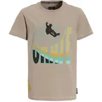 Me & My Monkey T-shirt kaki Groen Jongens Katoen Ronde hals Printopdruk - maat 110/116