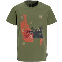 Me & My Monkey T-shirt groen Jongens Katoen Ronde hals Printopdruk - maat 146/152