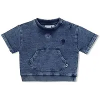 Feetje T-shirt Safari Savage medium blue denim Blauw Jongens Jog denim Ronde hals - maat 62