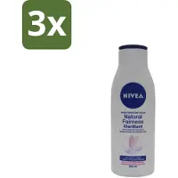 Nivea – Bodylotion – Natural Fairness Clarifiant – 400 ml - Bulkverpakking - 3 stuks