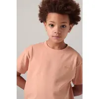 Levi's T-shirt oranje Jongens Katoen Ronde hals Effen - maat 164