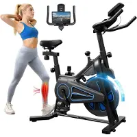 Formill Hometrainer, Appartementsfiets, Trainingsfiets, Binnenfiets, Vliegwiel 12KG, Magnetische instelbare weerstand voor thuisgebruik - QK116C