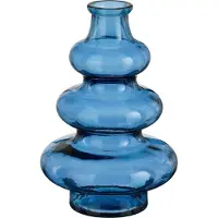 Mica Decorations Vaas Sira Blauw D 14,5 H 22 Cm