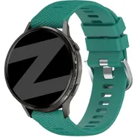 Bandz Siliconen 'Deluxe' bandje geschikt voor Garmin Vivoactive 4s / Vivomove 3s / Venu 4 - 41mm / Venu 3s / Venu 2s / Forerunner 265s / Forerunner 255s - Viridiaan