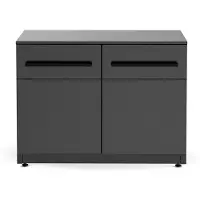 Cozze Elements buitenkeuken 90 - laag module voor plancha of grill in de 900 serie, 78 x 90 x 60 cm